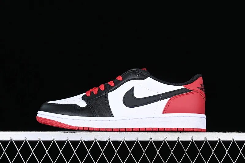 All categories Air Jordan Jordan series basketball shoes Air Jordan 1 Low LJR version Air Jordan 1 Low "Black Toe" AJ1 Joe 1 new black toe cultural and leisure sports sneakers CZ0790-106